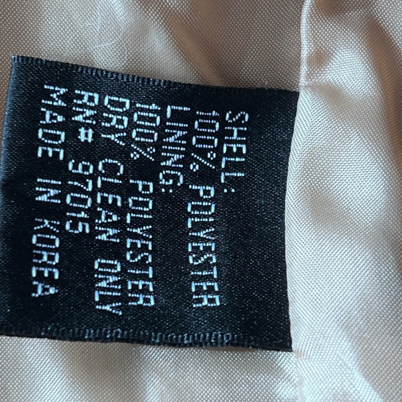 Larry Levine Women Tan Tweed Skirt Suit Blazer Sz 22W Church Business - Picture 9 of 10